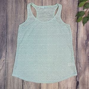 Maurices Open Knit Geo Tank Top